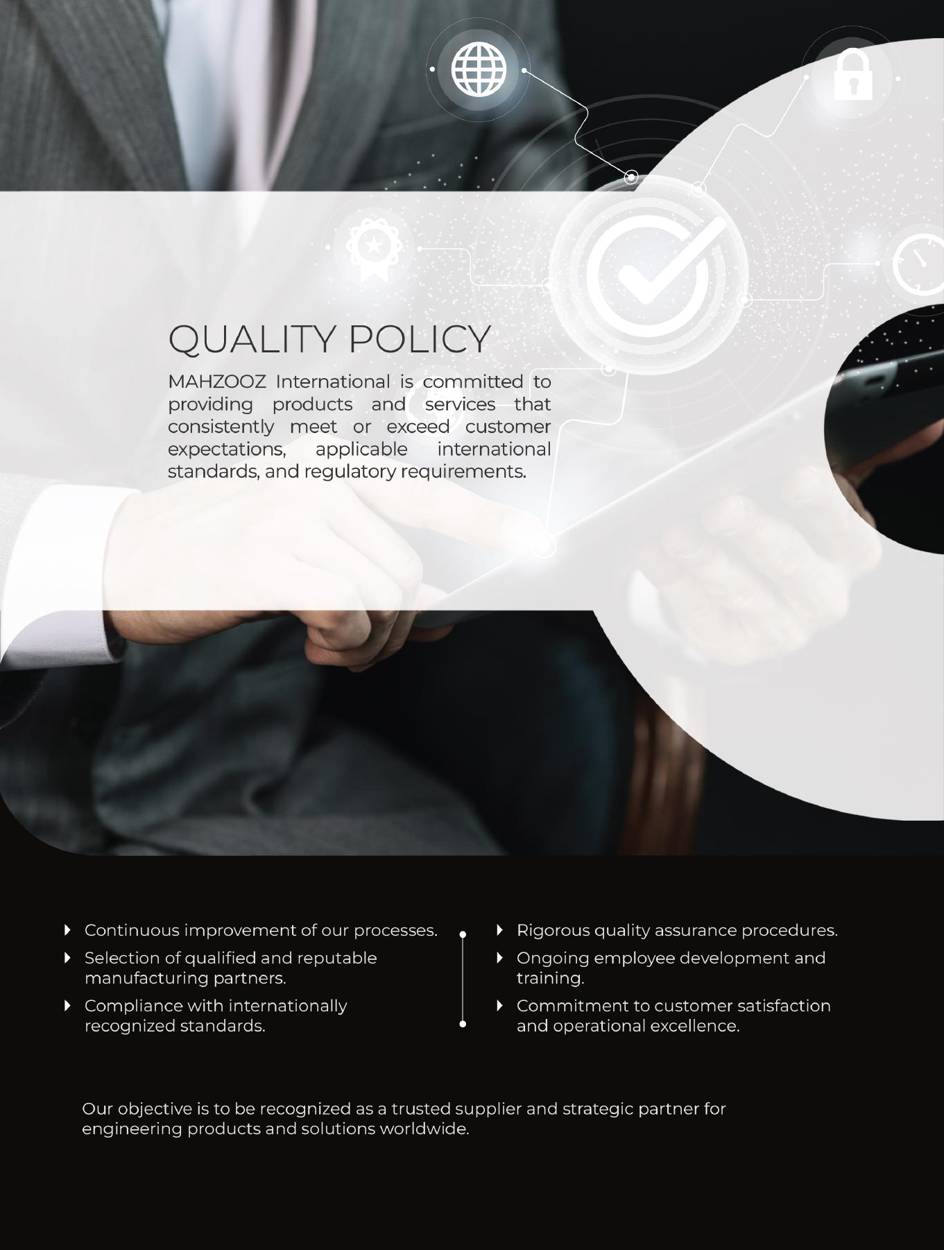 Quality assurance and standards